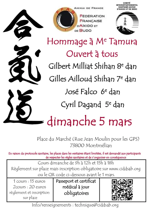 affiche du stage